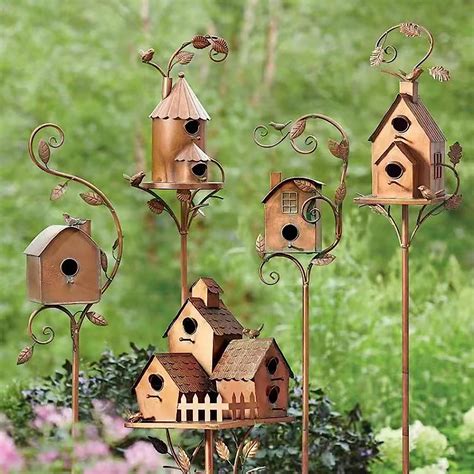 bird house metal|metal birdhouses for outdoors.